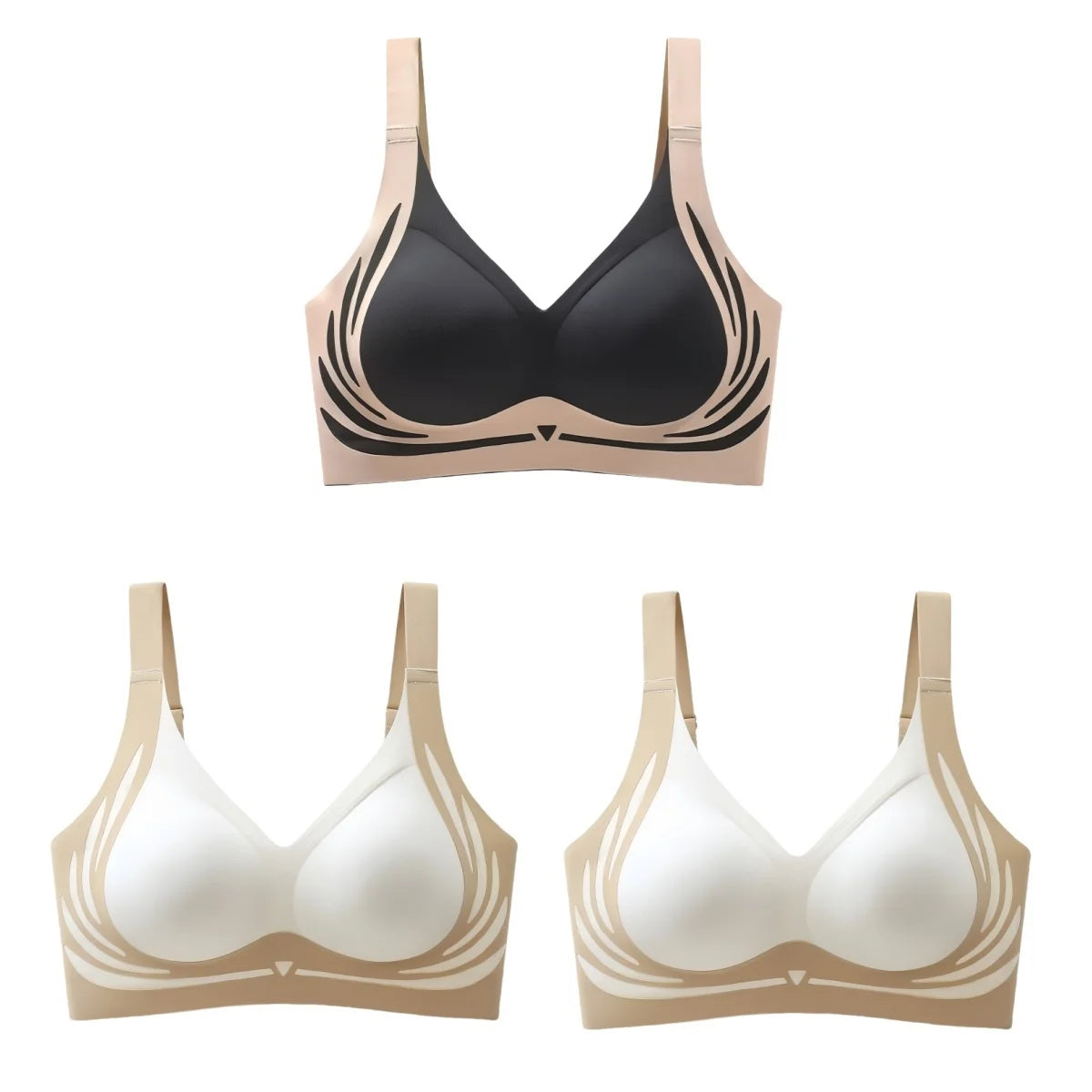 🔥Letzter Tag Kaufe 1 und erhalte 3 Packungen: Bügelloser Top-Stütz-BH👍Keine schlaffen Brüste mehr