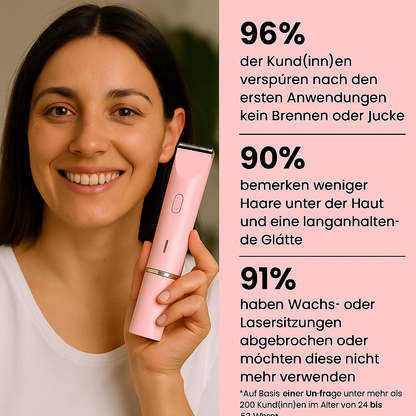 Elektrischer 2-in-1-Rasierer mit Turbo-Modus