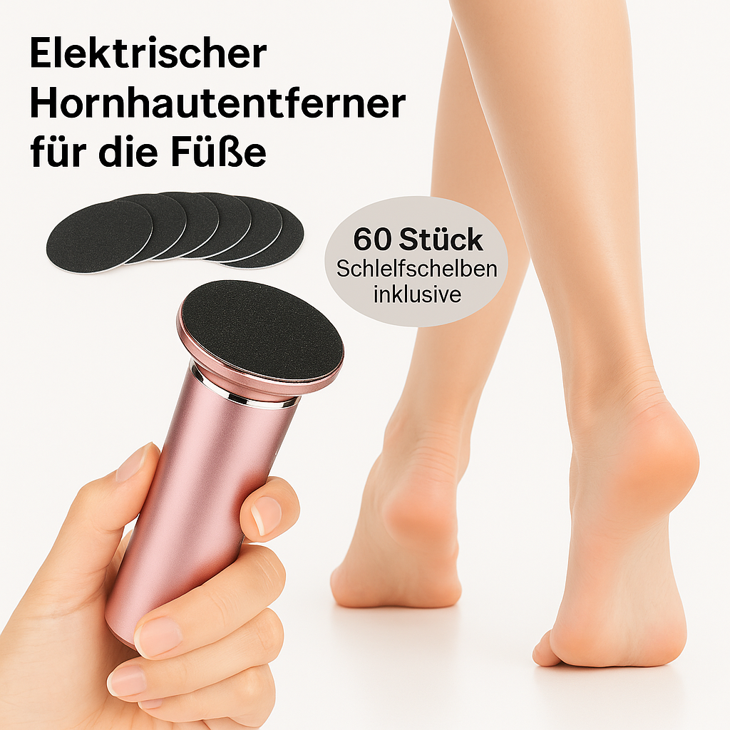 Professioneller 2-in-1-Hornhautentferner – Für die Pflege von Füßen und Händen zu Hause