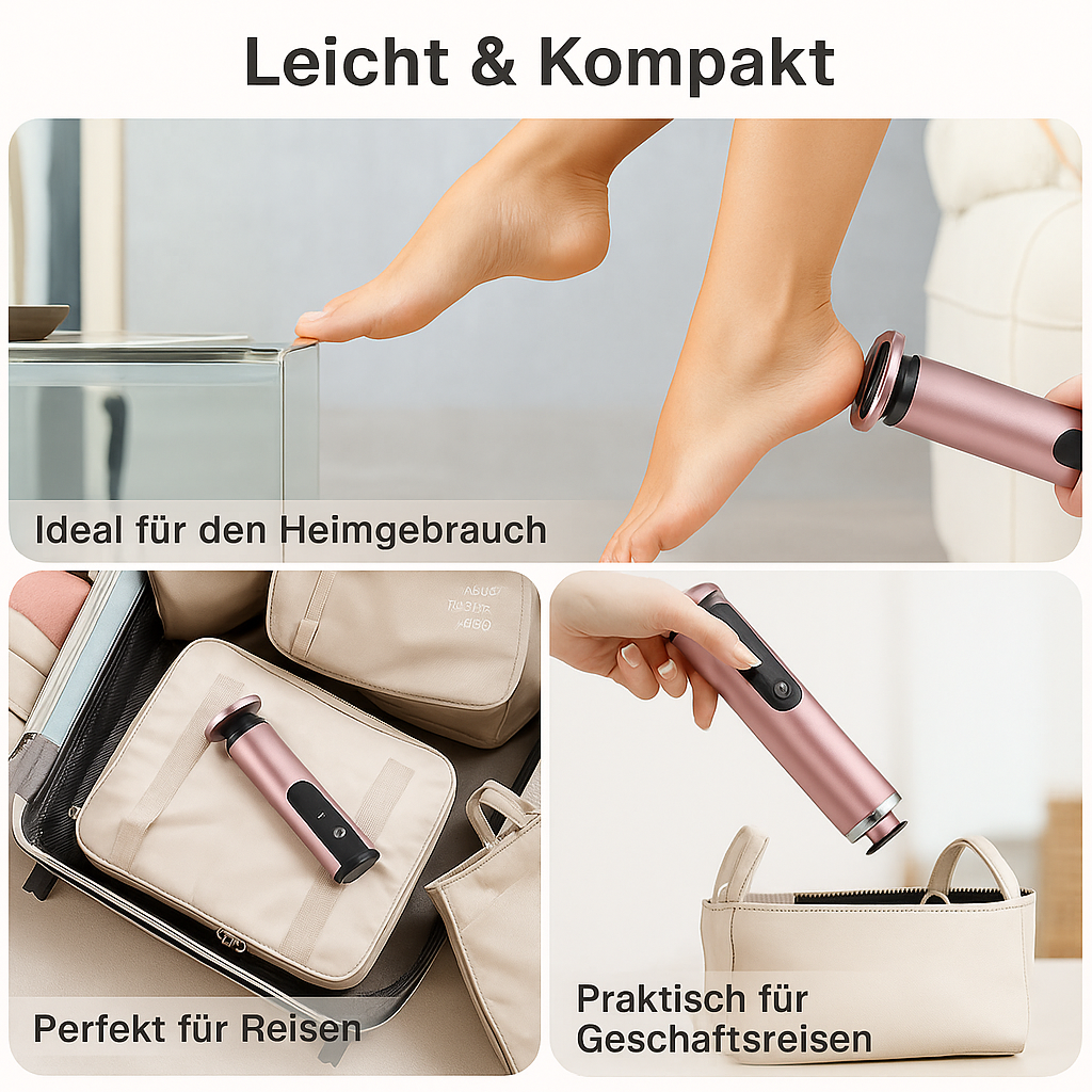 Professioneller 2-in-1-Hornhautentferner – Für die Pflege von Füßen und Händen zu Hause